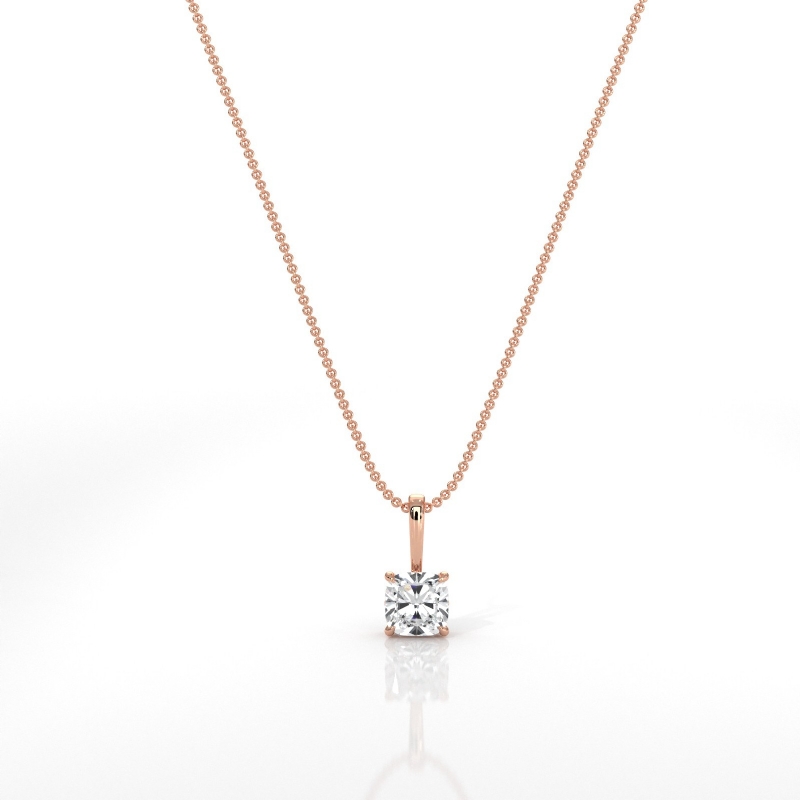  diamond Pendant 18k Rose Gold