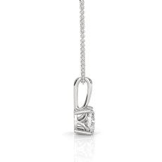  diamond Pendant 14k Gold White