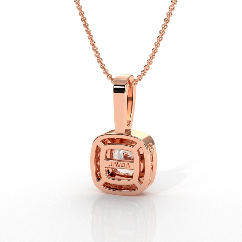  diamond Pendant 18k Rose Gold
