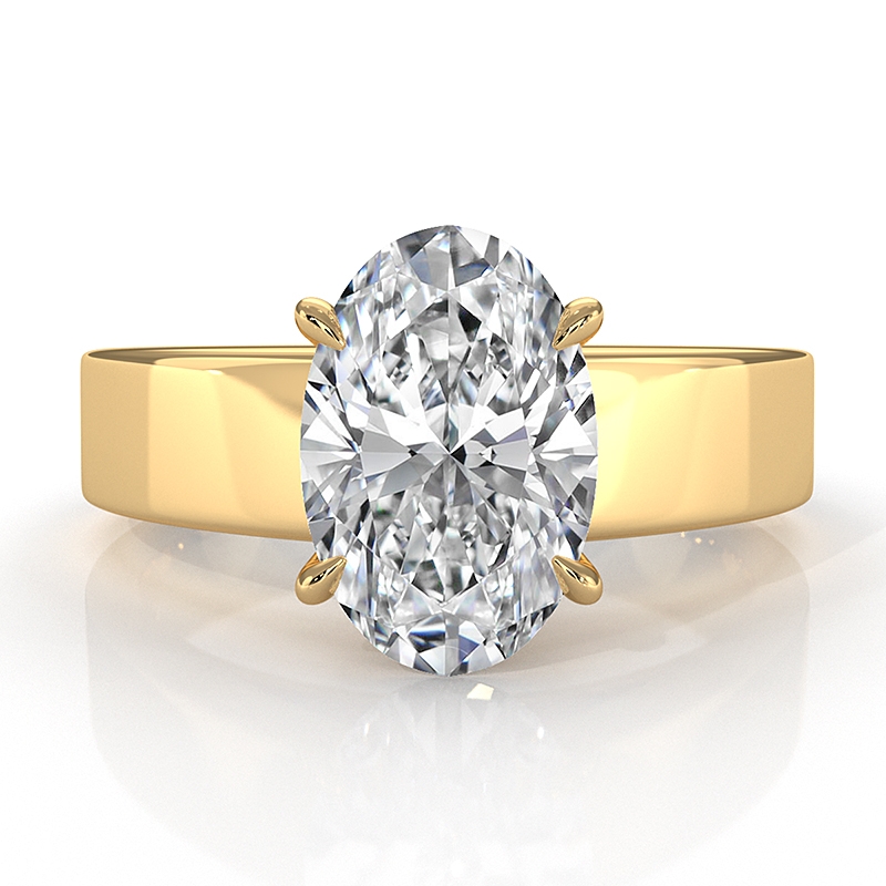  diamond Ring 18k Gold Yellow