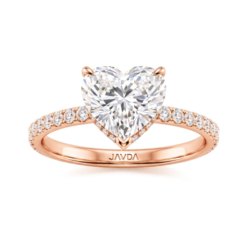  diamond Ring 14k Rose Gold