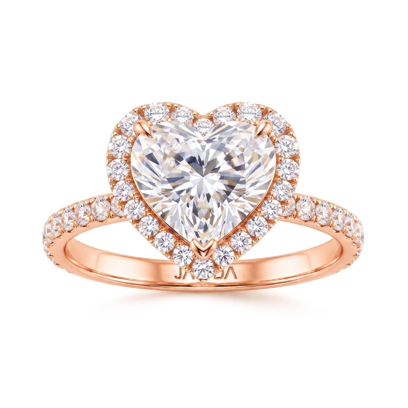  diamond Ring 14k Rose Gold