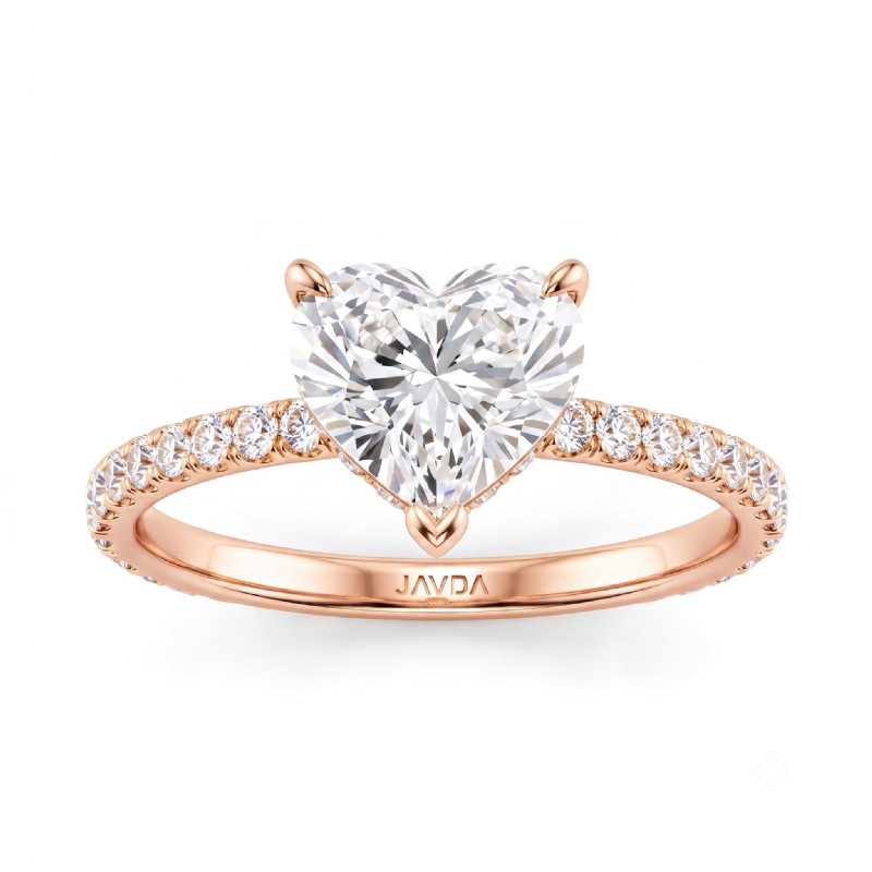  diamond Ring 14k Rose Gold