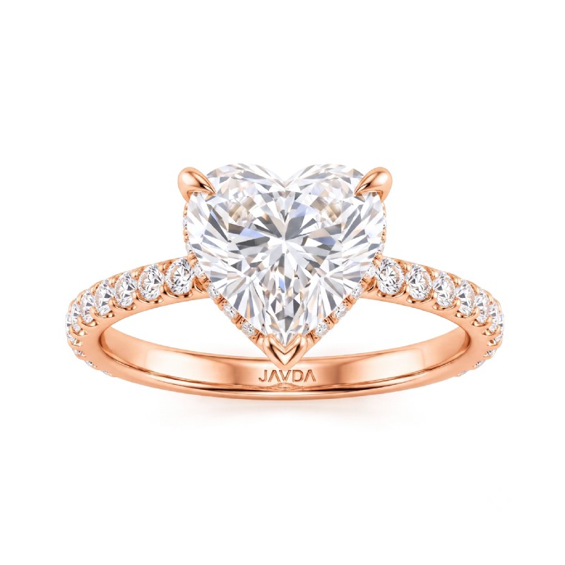  diamond Ring 14k Rose Gold