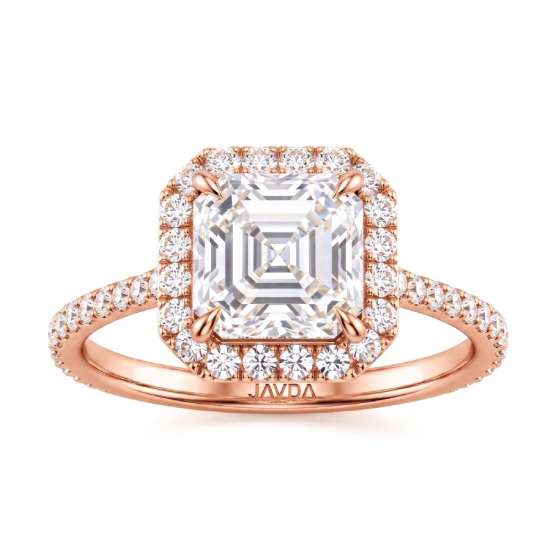 diamond Ring 14k Rose Gold