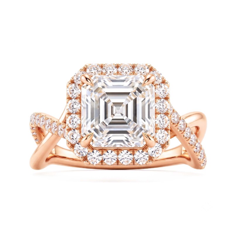  diamond Ring 14k Rose Gold