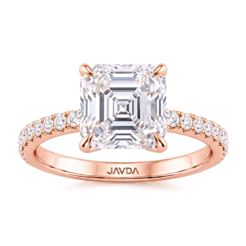  diamond Ring 14k Rose Gold