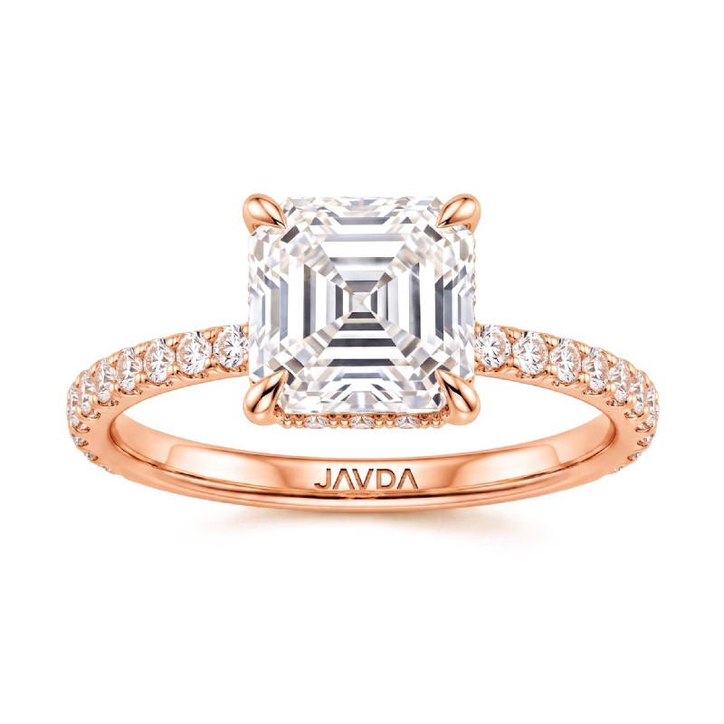  diamond Ring 14k Rose Gold