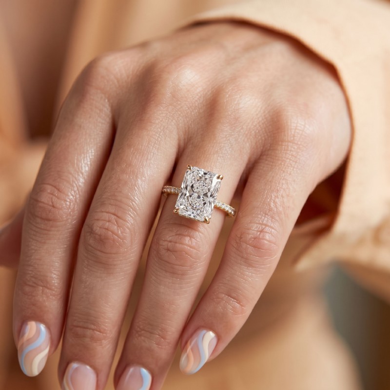  diamond Ring 14k Gold Yellow