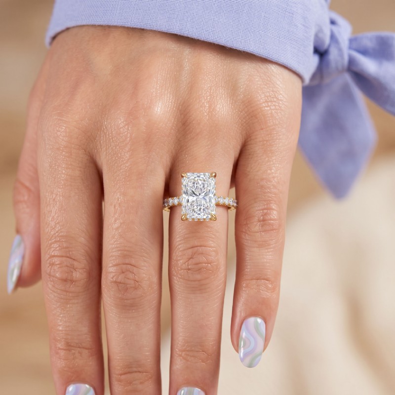  diamond Ring 14k Gold Yellow