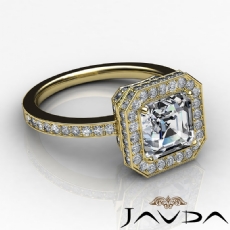 Crown Halo Petite Pave Set diamond Hot Deals 14k Gold Yellow