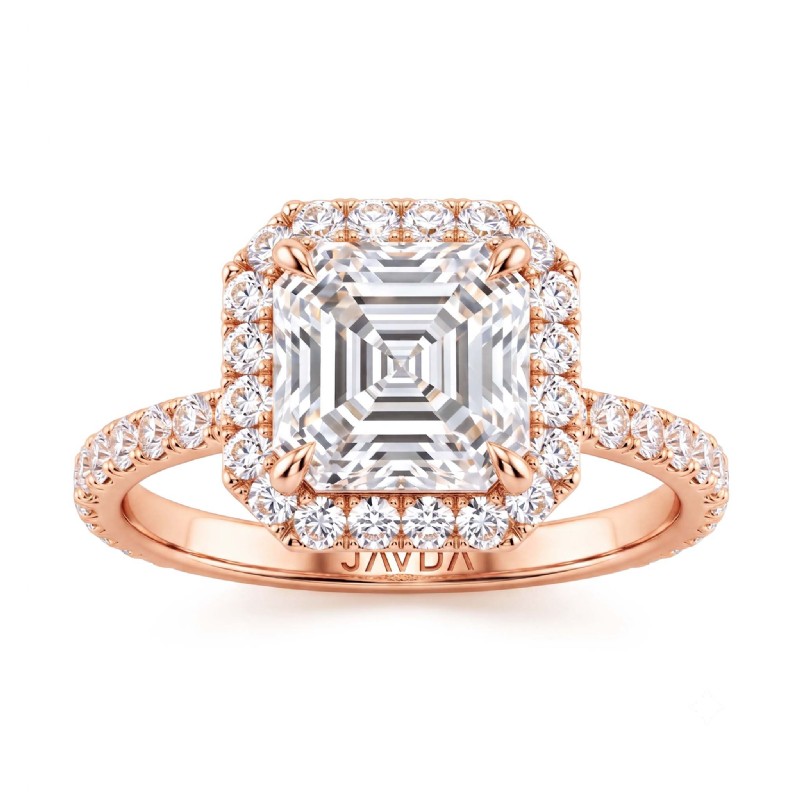  diamond Ring 14k Rose Gold