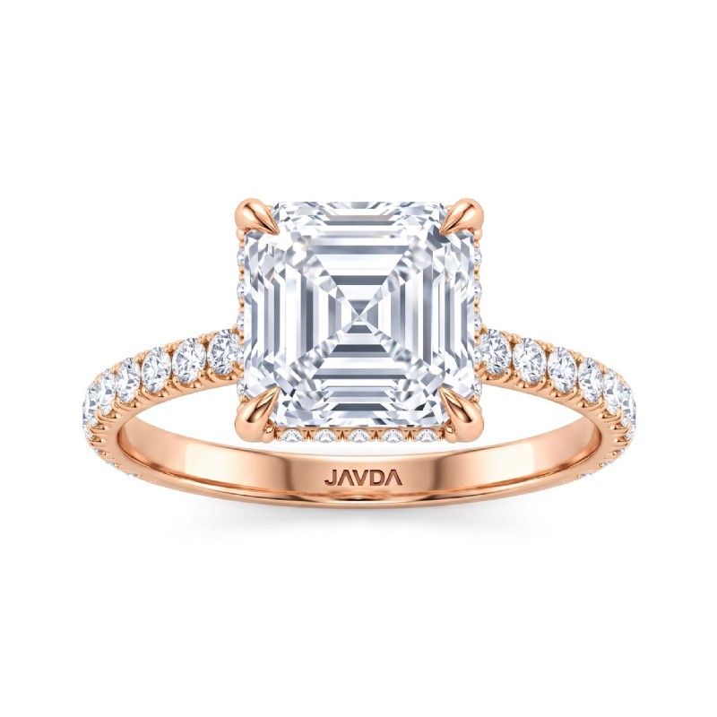  diamond Ring 14k Rose Gold