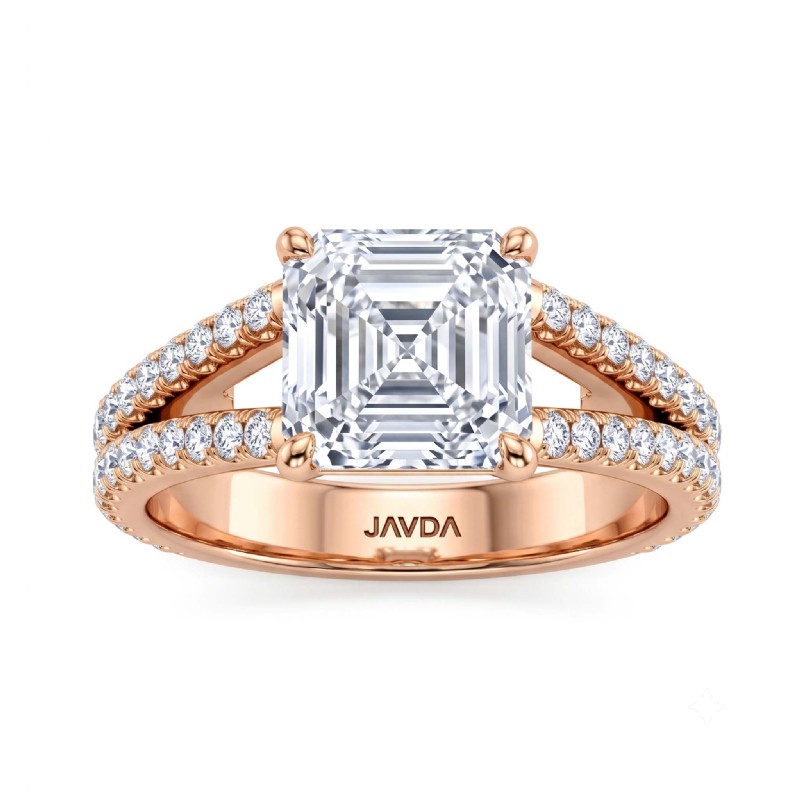  diamond Ring 14k Rose Gold