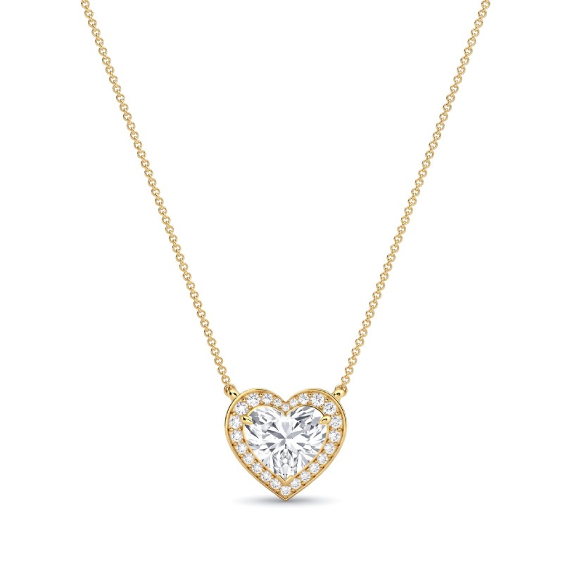  diamond Pendant 18k Gold Yellow