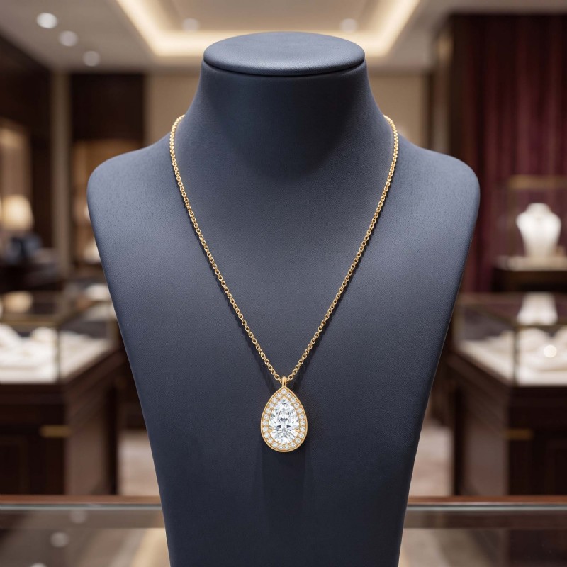  diamond Pendant 14k Gold Yellow