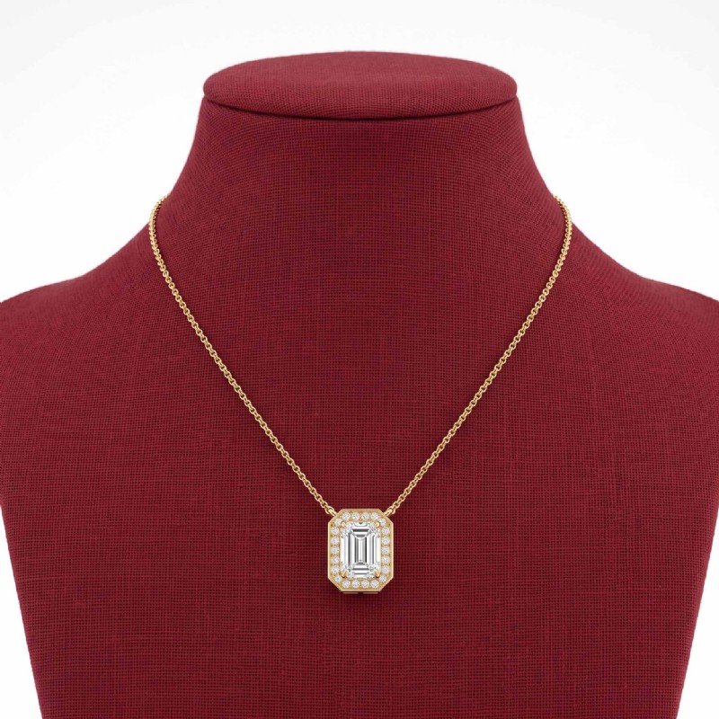  diamond Pendant 18k Gold Yellow