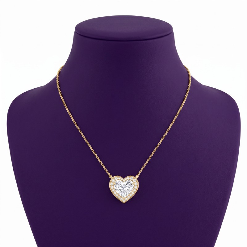  diamond Pendant 18k Gold Yellow