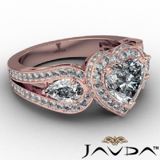  diamond Ring 14k Rose Gold