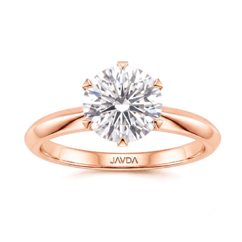  diamond Ring 14k Rose Gold