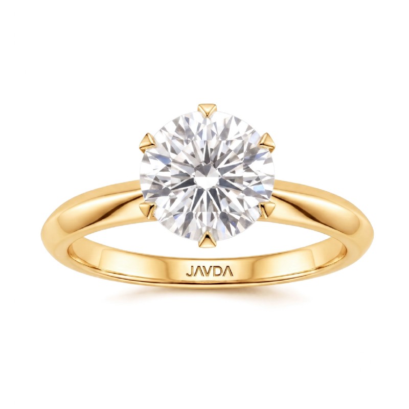  diamond Ring 14k Gold Yellow