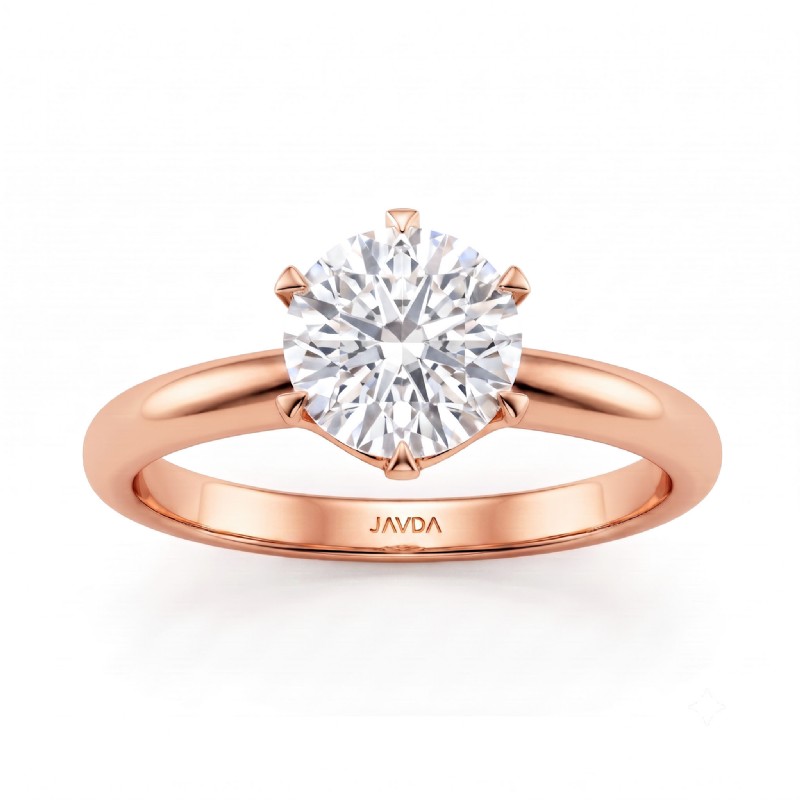  diamond Ring 14k Rose Gold