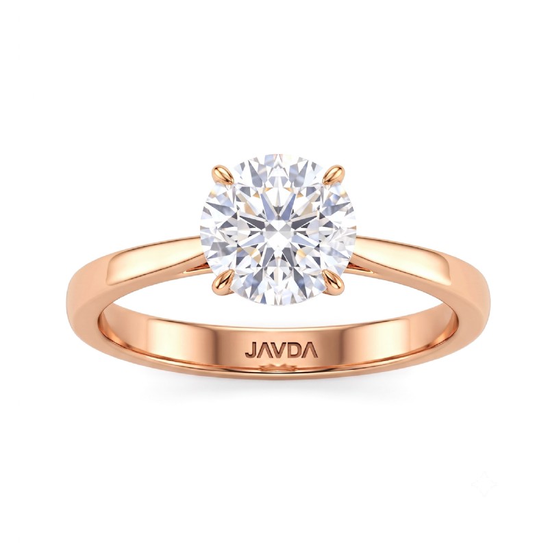 diamond Ring 14k Rose Gold