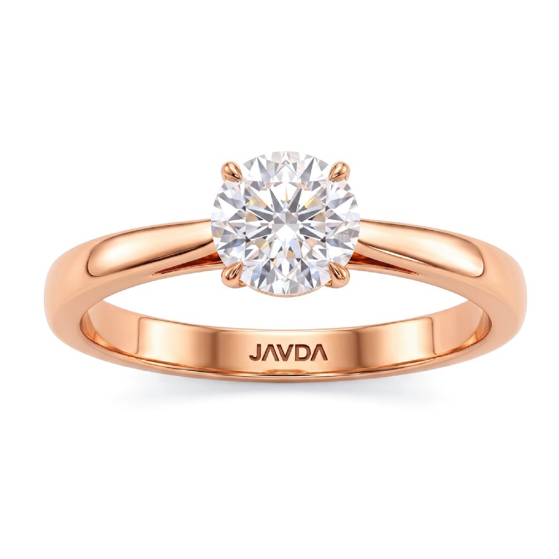  diamond Ring 14k Rose Gold