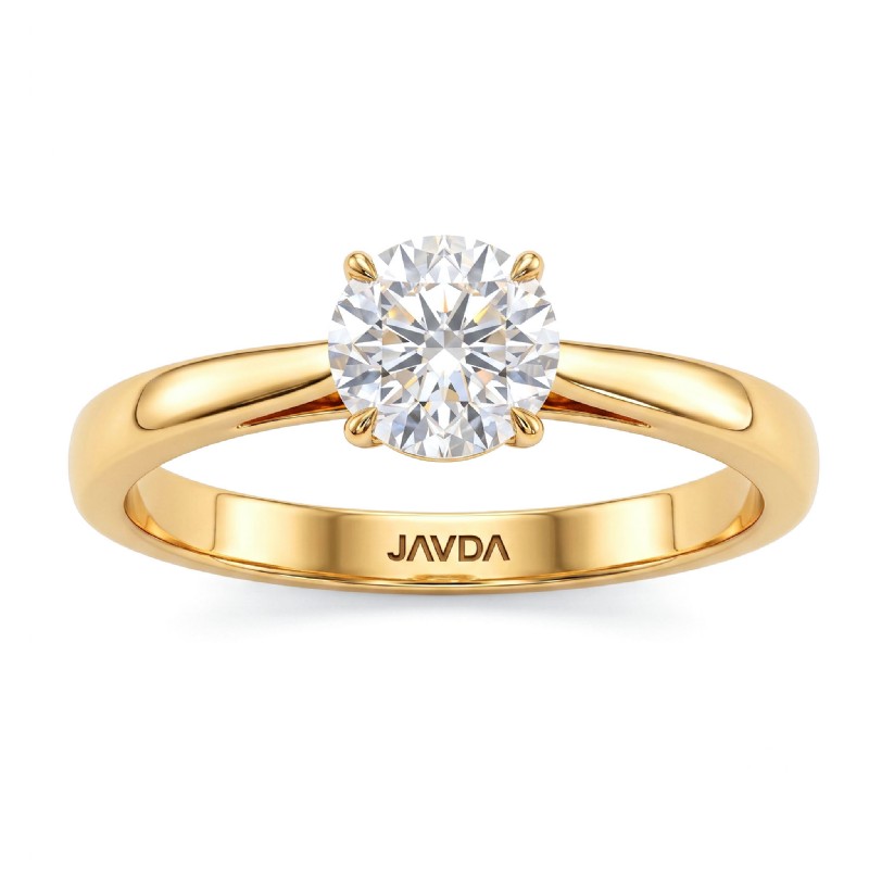  diamond Ring 18k Gold Yellow