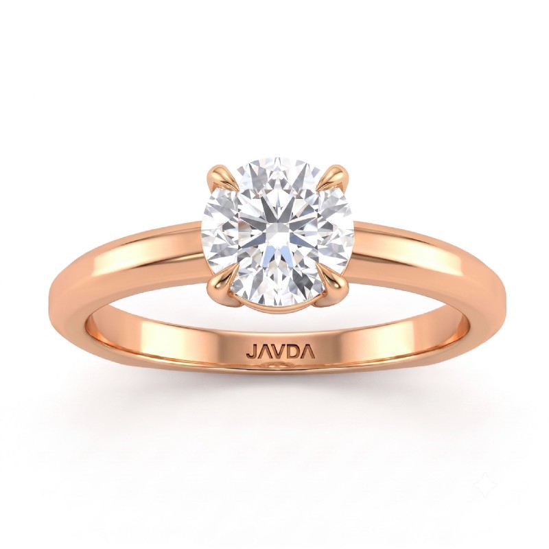 diamond Ring 14k Rose Gold