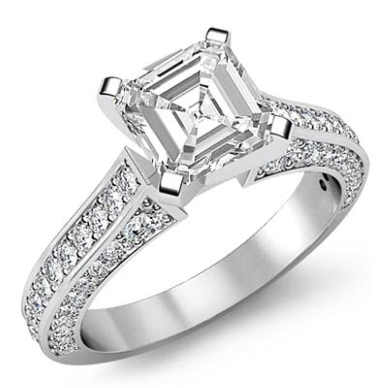  diamond Ring 14k Gold White