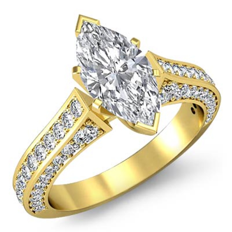  diamond Ring 14k Gold Yellow