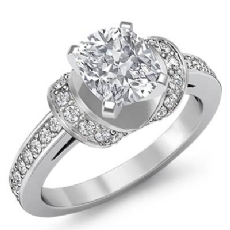 Knot Style Pave Setting diamond Hot Deals Platinum 950