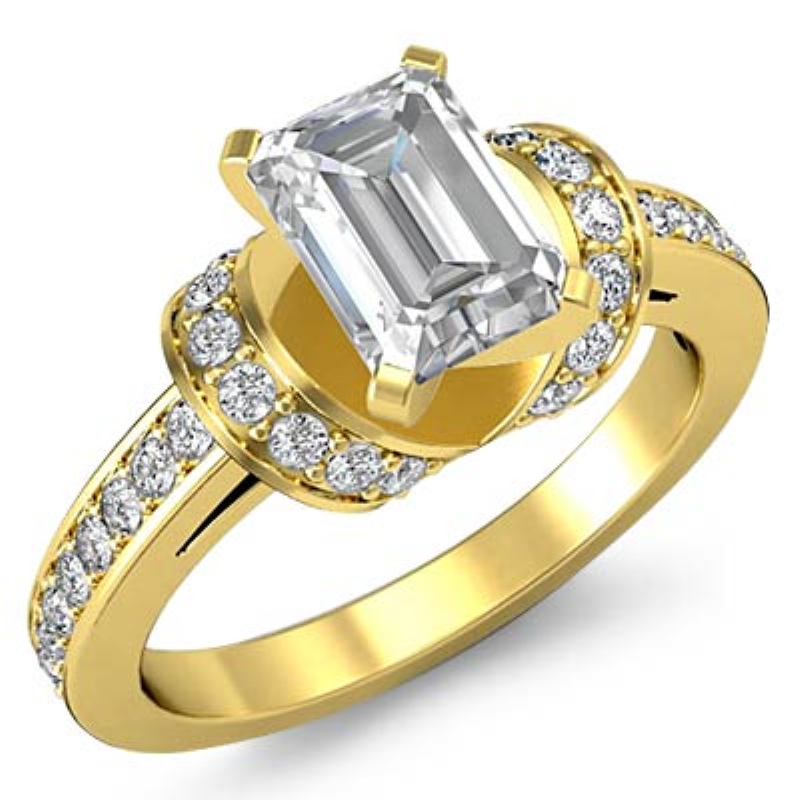 Knot Style Pave Setting diamond Hot Deals 14k Gold Yellow