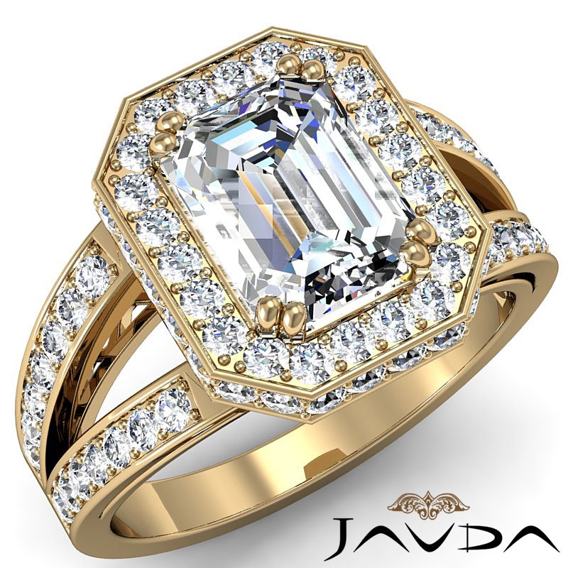 Filigree Lace Circa Halo Pave diamond Ring 14k Gold Yellow