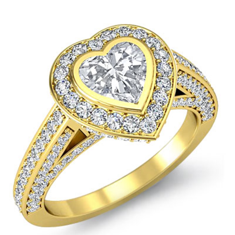  diamond Ring 18k Gold Yellow