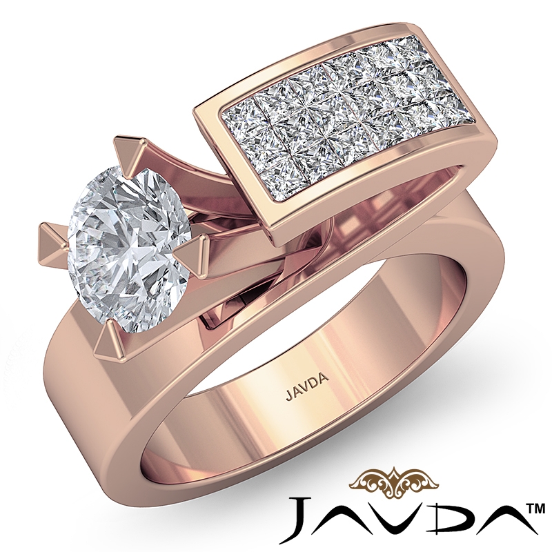  diamond Ring 14k Rose Gold