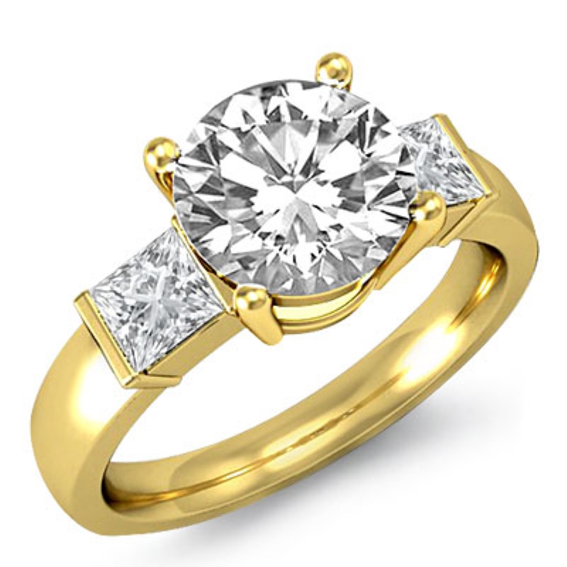  diamond Ring 14k Gold Yellow