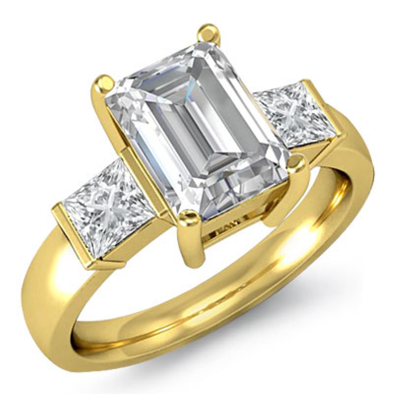  diamond Ring 14k Gold Yellow