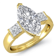  diamond Ring 14k Gold Yellow