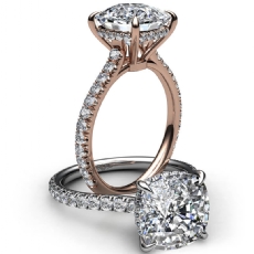  diamond Ring 14k Rose Gold