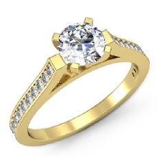  diamond Ring 18k Gold Yellow