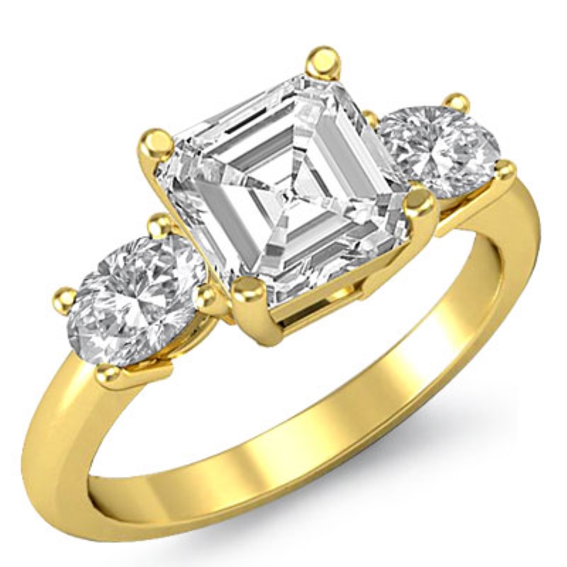  diamond Ring 14k Gold Yellow