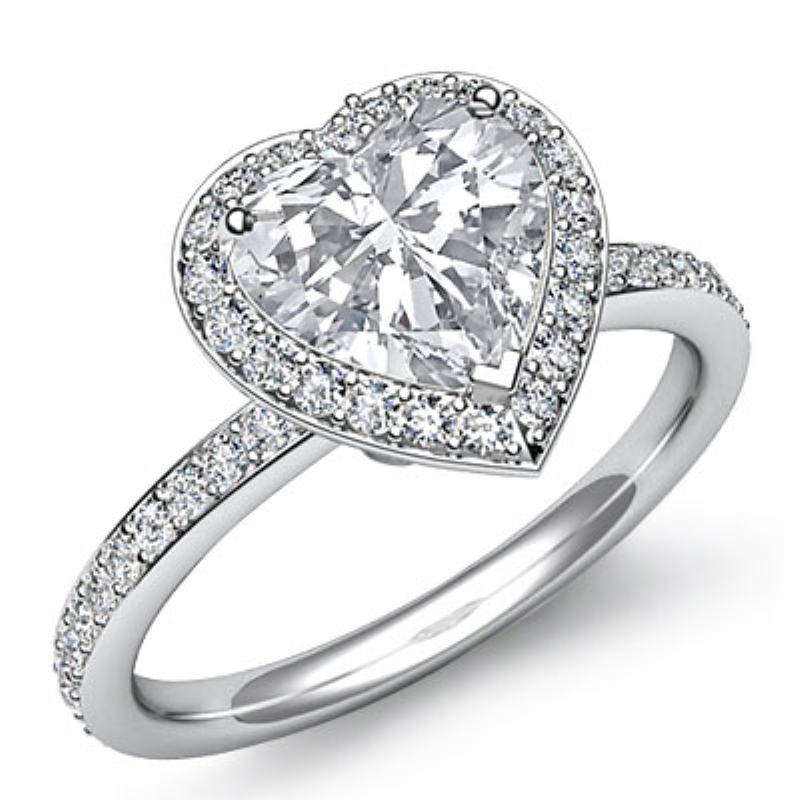  diamond Ring 14k Gold White