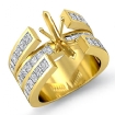 1.25Ct Marquise Diamond Engagement Ring Semi Mount Setting Channel 14k Yellow Gold - javda.com 