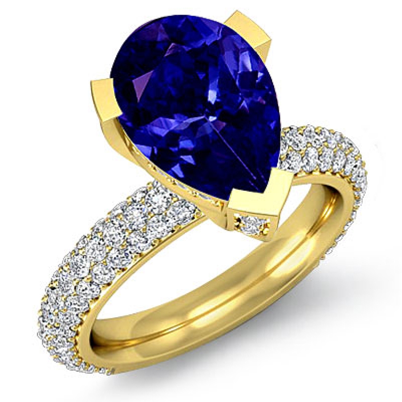  Pear diamond  Hot Deals in 18k Gold Yellow