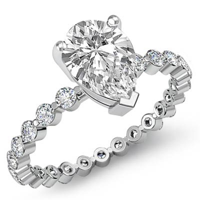  diamond Ring 14k Gold White