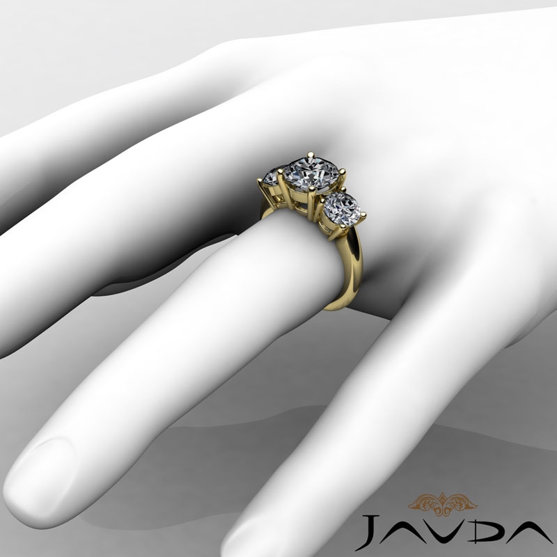  diamond Ring 14k Gold Yellow