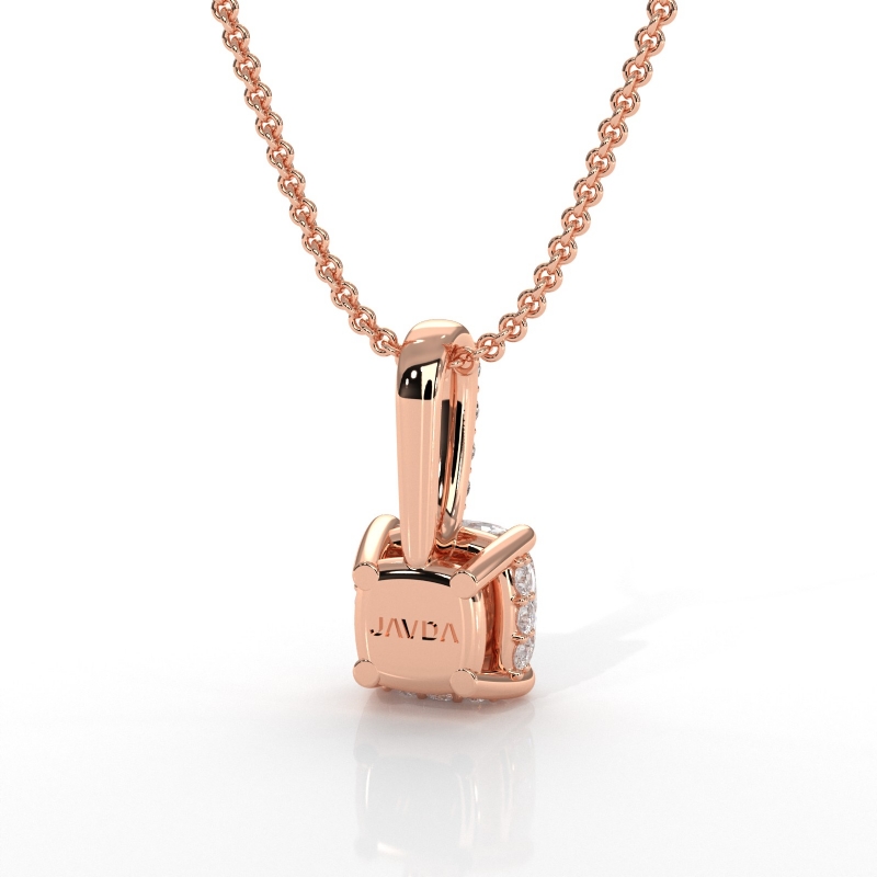  diamond Pendant 18k Rose Gold