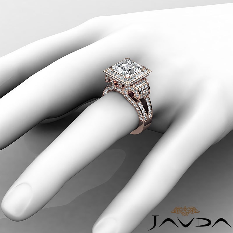  diamond Ring 14k Rose Gold